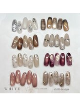 ホワイト(WHITE)/11月12月chillサンプルデザイン