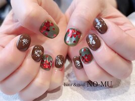 バレンタインネイル