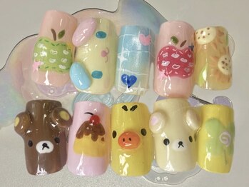 プリンセス(Princess)の写真/【とにかく激かわ!指先を見て嬉しくなる★】自分の"好き"を集めたネイルに◇パーツ選び放題!イベント用も◎