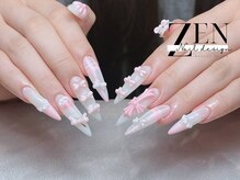 ゼン ネイル デザイン 池袋(ZEN NAIL DESIGN)/長さだしやり放題×つけ放題