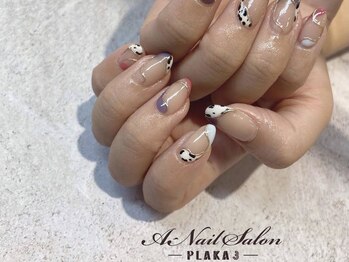 エーネイルサロン プラーカ本店(A-Nail Salon)/ ｃｏｗニュアンス
