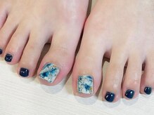 アンジュネイル(Angenail)/大人大理石 nail