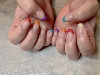 エンジェリック カラーズ(Angelic colors)/カラフルフレンチ♪