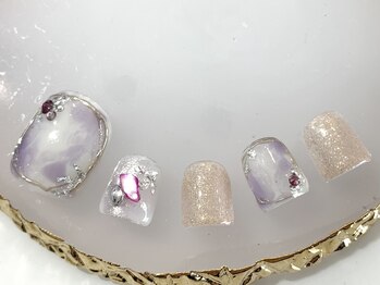 ネイルサロンアンドスクール ブロッサ(BLOSSA)/フット定額コース¥8800