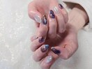夏のニュアンスネイル