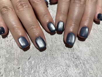 クアイネイル(Quai Nail)/透け感ジェルにクリアマグがいい
