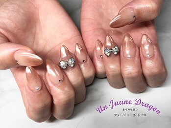 アン ジョーヌドラゴ/【自爪ネイル】ミラーネイル