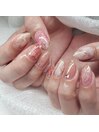 水彩ニュアンスネイル