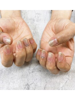 ネイルサロンファストネイルプラス 新宿店(FAST NAIL PLUS)/春ネイル2023【ラメグラ】