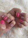 定額　キラキラネイル
