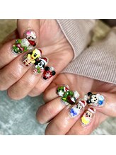 ダリア(Dahlia)/3Dネイル