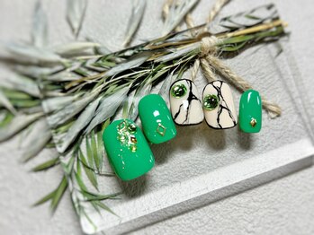 ブレス 仙台駅前本店(BLESS)/大人かっこいい着こなしネイル