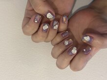 フロウネイル(Flow nail)/simple art
