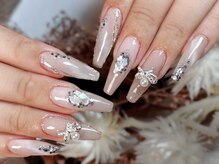 プティ アイビューティ 北浜店(peTiT eyebeauty)/ニュアンス　リボン　ブラウン　