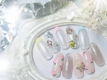 シエル(Ciel)の写真/モテネイルならコレ★【ワンホン定額 ¥7800】流行りの大人デザイン10種ご用意◎オフもずっと無料で通える！