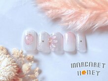 マーガレットハニー 本八幡/ぷっくりいちごフラワーネイル