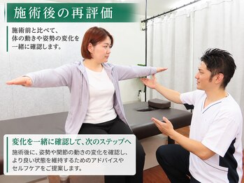 整体院レプルクレ/施術後に変化を再確認
