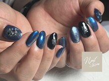ネイルセッション(nail session)/ブラックベースブルーマグネット