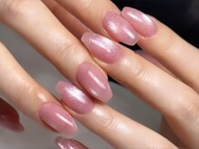 ネイルサロン リッチーズ(nail salon Riches)/ピンクベースマグネットネイル