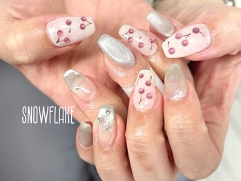 スノーフレーク(Snowflake)/さくらんぼ♪定額デザイン