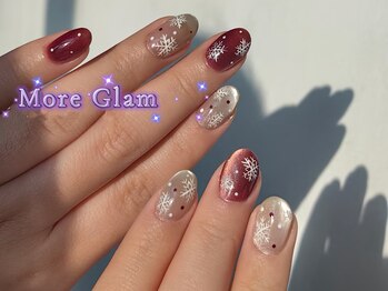 モアグラム 池袋東口店(More Glam)/人気バイカラー+雪の結晶