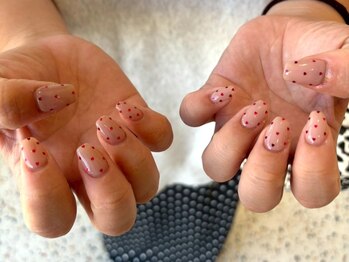 フリープ タクタ(freep tacta)/ガーリー/赤ハートホロネイル