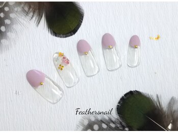 バルーンホロフラワーネイル♪