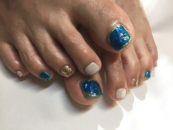 ラウト デコレーションアンドネイルサロン(Lauto Decoration&Nail Salon)/クリアカラーフットネイル