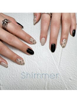 シマー(Shimmer)/ビジューネイル