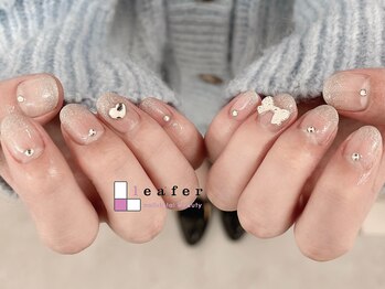 リーファネイルズ 岡山学南町店(Lea'ferNails)/ラメグラデーション