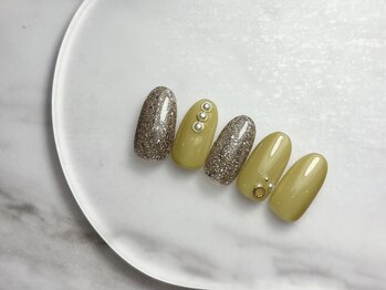 スパイス ネイルズ アンド スパ 玉川高島屋SC店(SPICE NAILS&SPA)/basicアート ¥11000