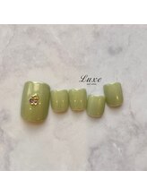ネイルサロンリュクス (nailsalon Luxe)/シェラック　ピスタチオカラー