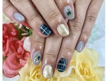 ダブルネイル(Double Nail)/チェックネイル☆