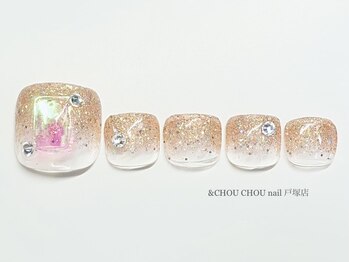 アンドシュシュネイル(&CHOU CHOU nail)/フット定額 