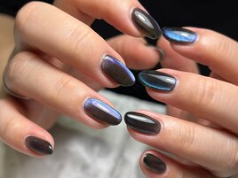 【HOT】マグネットネイル