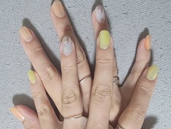 グラッセ(glasse)/淡カラー 春っぽネイル