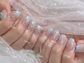 グラデーション／夏ネイル
