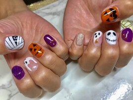 ハロウィンネイル