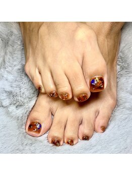 カルネ(carnet.)/フットデザインネイル☆