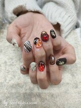 アモ(amo.)/バレンタインネイル