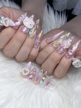 ホランイネイル(HORANGI NAIL)/デザイン定額C＋有料パーツ