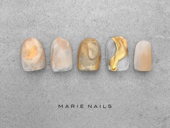 マリーネイルズ 表参道店(MARIE NAILS)/定額¥7000  スモーキー  1116c