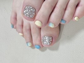 キラキラ埋め尽くしネイル☆