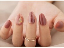 エムスラッシュ ソル センター南(M.SLASH SOL)/ワンポイントマーブルネイル