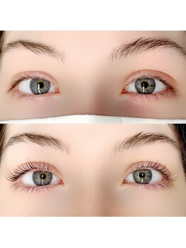 ファストラッシュ 渋谷店(FAST LASH)/上下パリジェンヌ/ビフォアフ