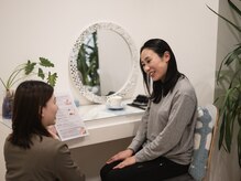 当日のカウンセリング時にメニューの決定や変更も可能です