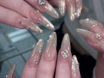 レティ(Re:tty)の写真/SNS映えネイルが得意♪【営業時間22時まで◎仕事終わりにも通いやすい！】形にコンプレックスがある方も★