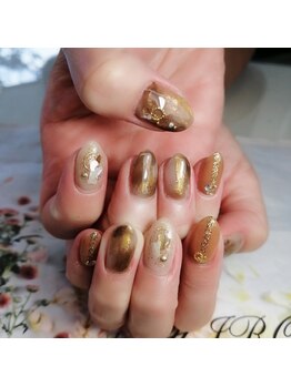 トータルサロン 白べぇーっ プラス/☆べっ甲ネイル☆