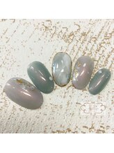 ネイルサロン クイル(QUILL)/４月オーロラカラー（２）