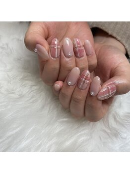 トータルサロン 白べぇーっ プラス/冬ネイル